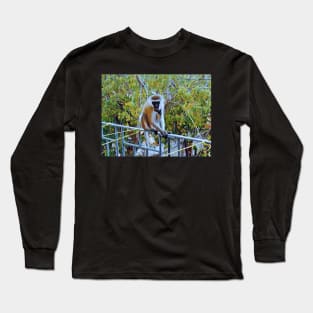 Cute Monkey Long Sleeve T-Shirt